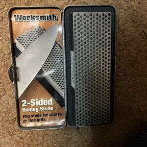 2-sided honing stone for knife sharpening